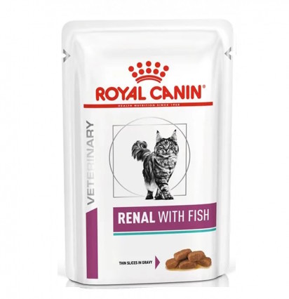 Royal Canin Renal ветеринарная диета консервы для кошек ренал с тунцом 85 гр. 
